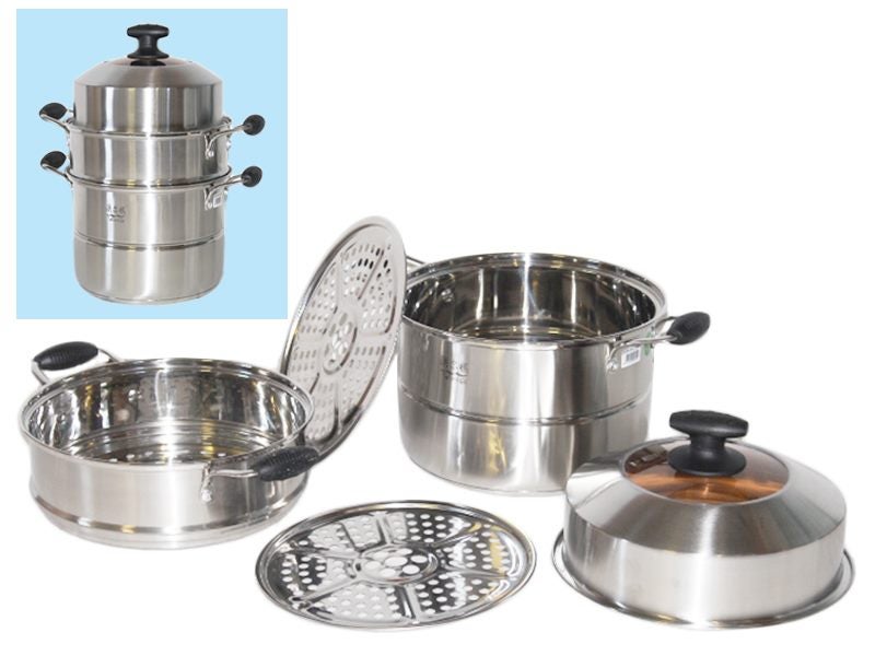 STEAMER COOKER STAINLESS STEEL HIGH QUALITY 30CM Carousel 2