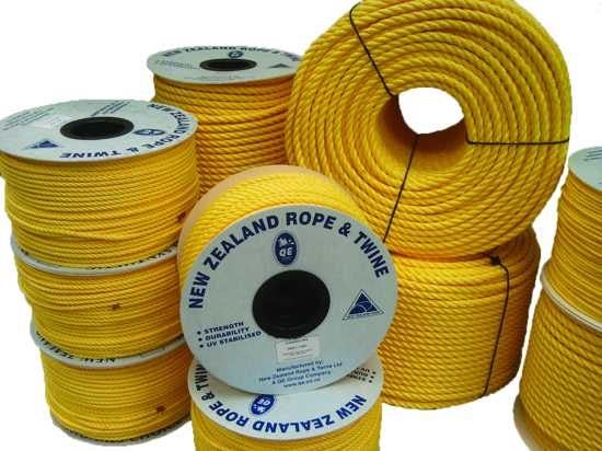 All Purpose Polypropylene Yellow Rope-20mm x 220m (Each) Carousel 1