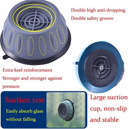 4PCS Washing Machine Feet Pads Rubber Legs Skid Raiser Carousel 2