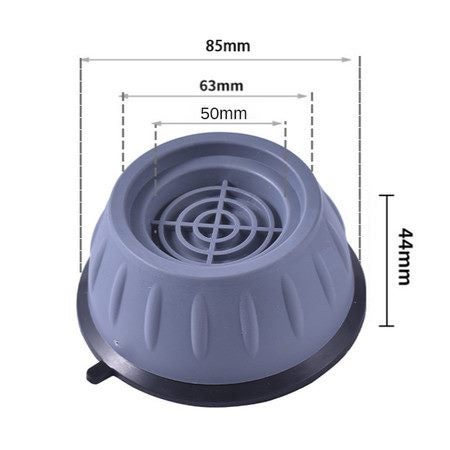 4PCS Washing Machine Feet Pads Rubber Legs Skid Raiser Carousel 8