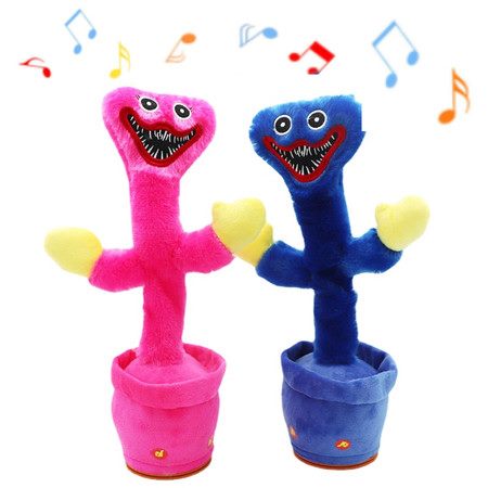 Singing and Dancing Huggy Wuggy Plush Toy Game Poppy Playtime with Music Sausage Carousel 2