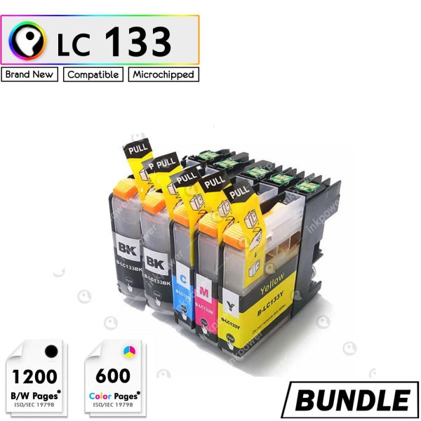 LC131 LC133 | Compatible Brother LC133 Value Pack - 2BK + CMY Carousel 1