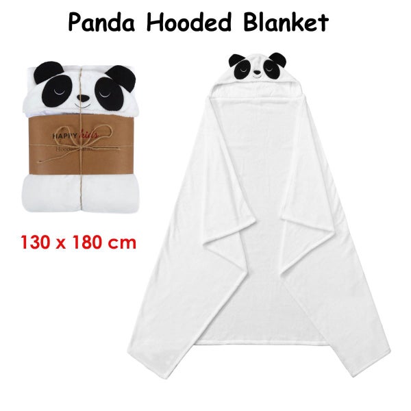 Happy Kids Panda Hooded Blanket Carousel 2