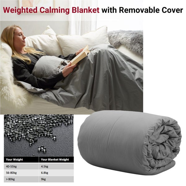 Weighted Calming Blanket with Removable Cover by Accessorize Carousel 2