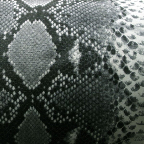 8 Pce Bed in a Bag Set Snake Skin Black Carousel 3