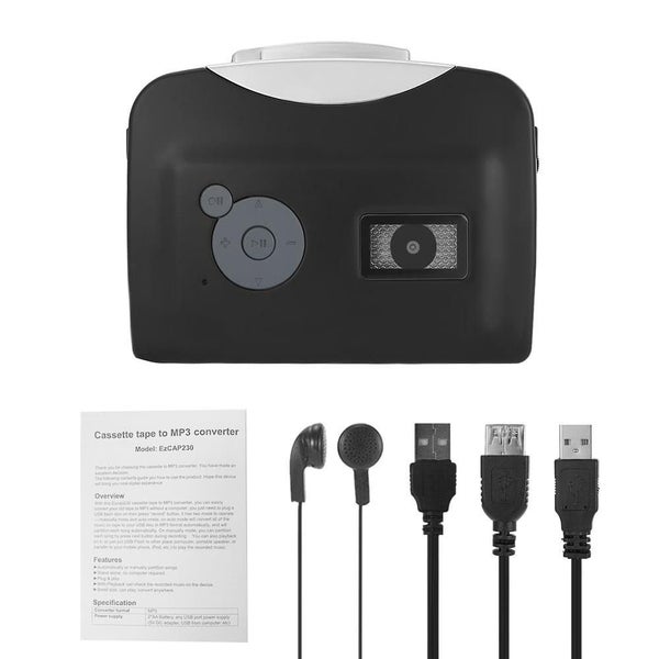 Cassette Tape to MP3 Converter Save Into USB Flash Disk Partition Standalone Carousel 1