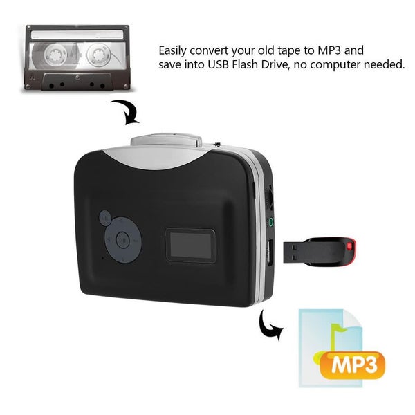Cassette Tape to MP3 Converter Save Into USB Flash Disk Partition Standalone Carousel 2