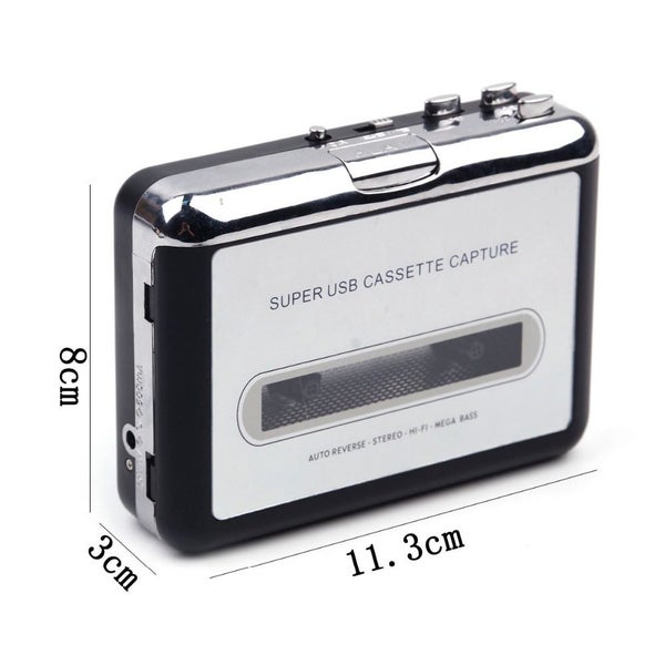 Cassette Player USB To MP3 Converter Capture Audio Music Player Tape Cassette Carousel 7