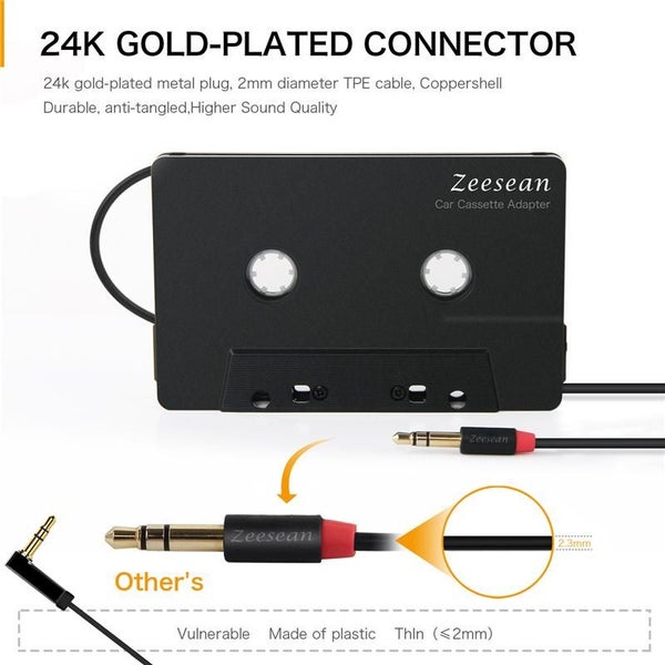 Dual-Channel Classic Computer CD MP4 Stereo 3.5mm Car Tape Converter Carousel 4