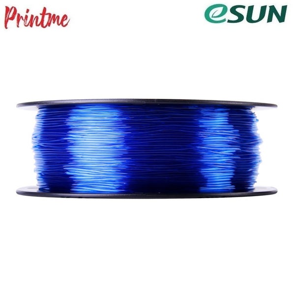 eSUN TPU-95A Transparent Blue 1.75mm 3D PRINTER FILAMENT 1kg/2.2lbs Carousel 8