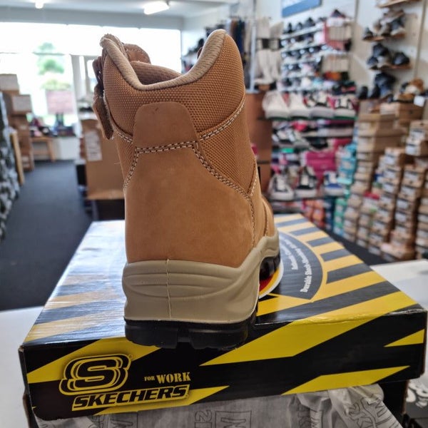 Skechers Composite Toe Work Boot Ruddle Tan Womens Carousel 2