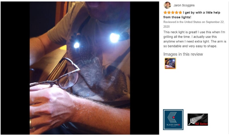 LED Neck Light Book Light Reading in Bed *Over Stocked* Carousel 2