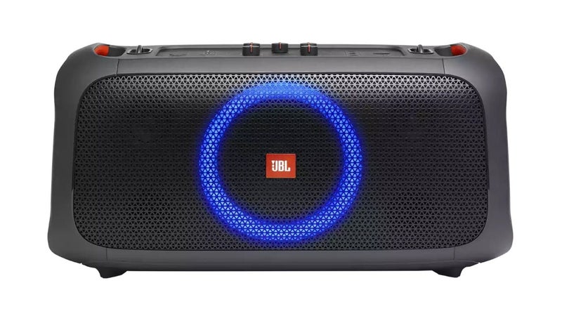 JBL PartyBox On-The-Go Portable Bluetooth Speaker with Wireless Mic Carousel 2
