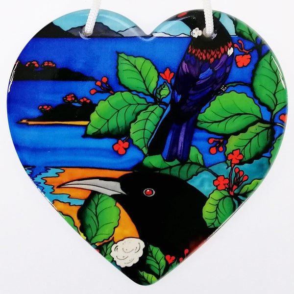 Jo May - Tui Ceramic Heart Wall Hanging Carousel 1
