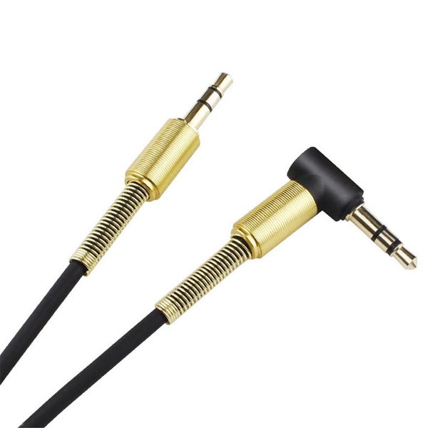 3.5mm Jack Audio Cable Male To Male 90 Degree Right Angle Aux Cable Carousel 9