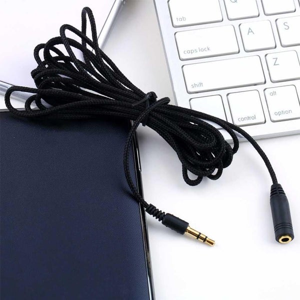 3.5Mm Audio Cable Unisex Cloth Lanyards Headphone Stereo Audio Extension Cable Carousel 2