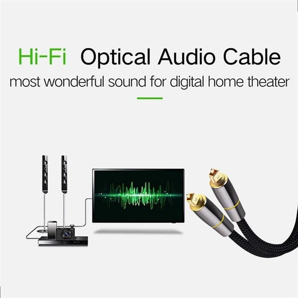 20M Digital SPDIF Fiber Toslink Optical Audio Cable Speaker Wire Amplifier Carousel 2