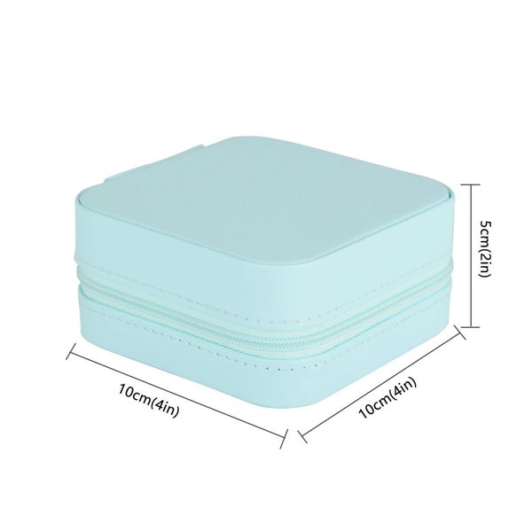 Portable Jewelry Storage Box For Ring Earrings Necklace Mother's day Gift Carousel 2