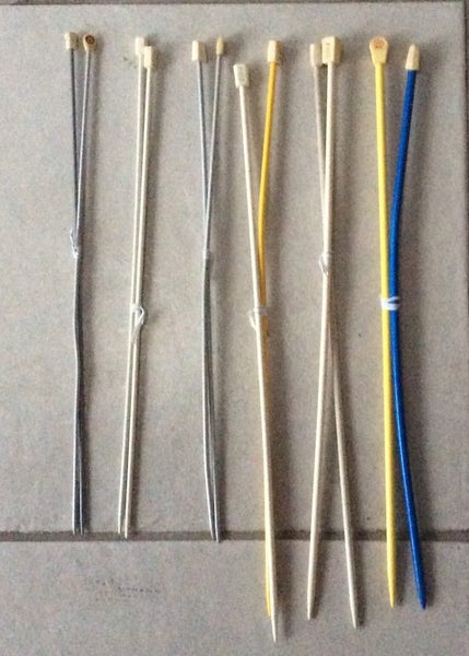 6 pr KNITTING NEEDLES, GREAT STARTER PACK. METRIC SIZES #Ca Carousel 1