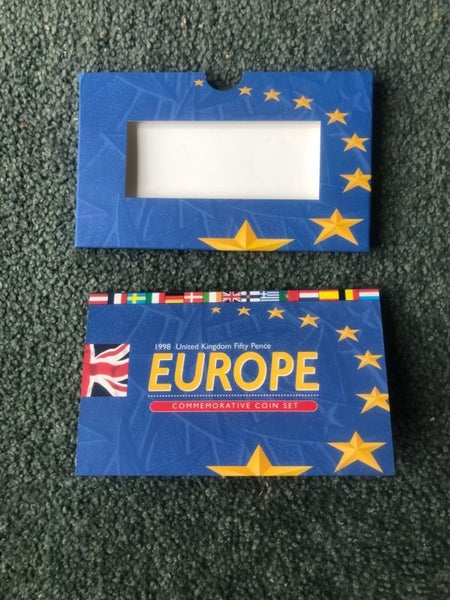 1998 50p Coins Europe EEC commemorative UNC Carousel 9