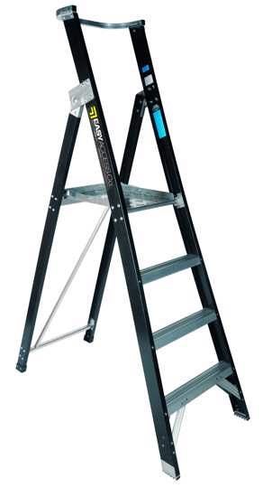 Easy Access Fibreglass Platform Ladder 4 Step (Each) Carousel 1