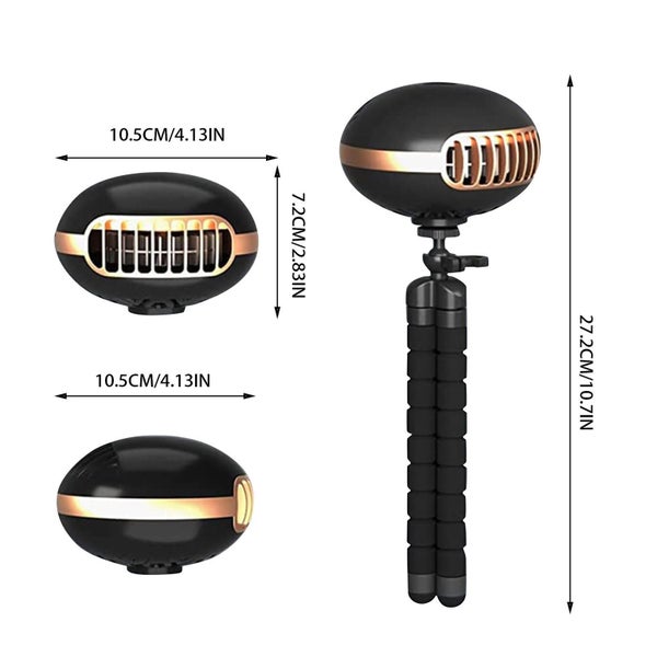 Stroller Fan Portable Planet Fan 3 Speed Quiet Rechargeable Handheld Fan Carousel 6