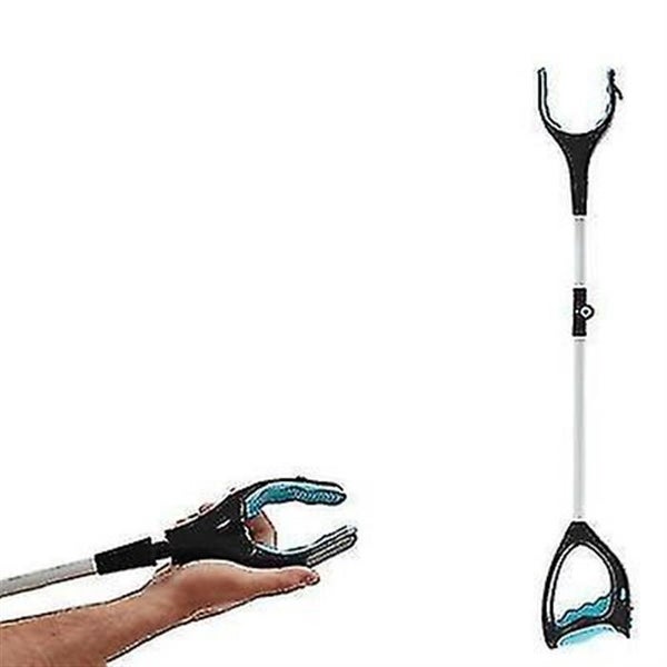 New Folding Picker Tool Garbage Clip Rotating Handle With Light Carousel 1