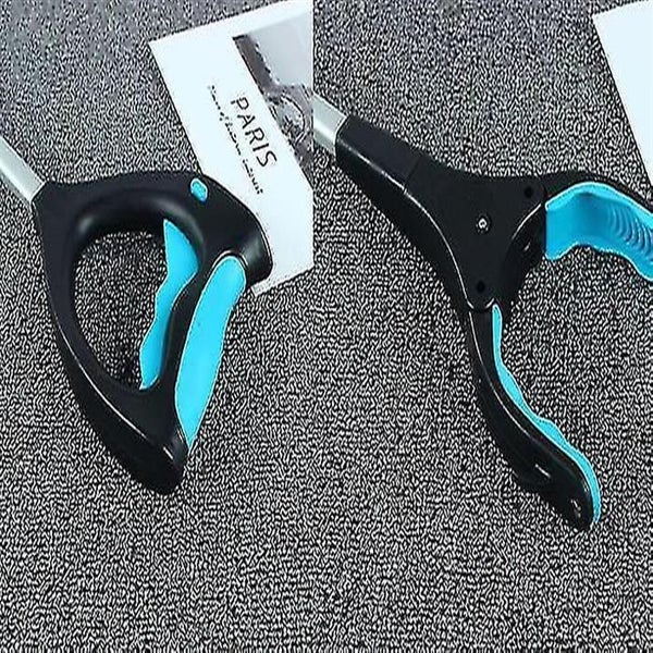 New Folding Picker Tool Garbage Clip Rotating Handle With Light Carousel 2