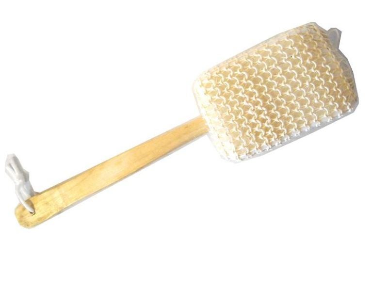 Bath Scrub With Wooden Handle - 39.5cm (12 Units) Carousel 1