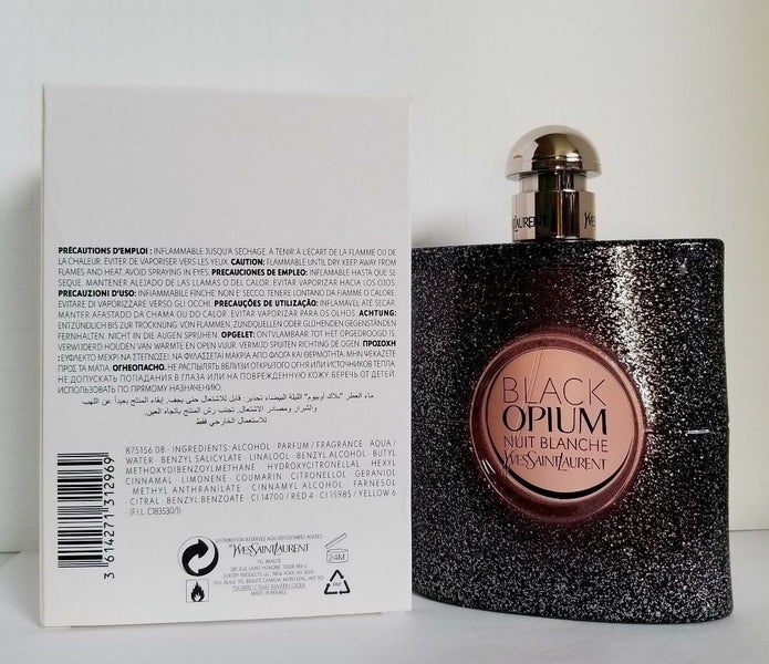BLACK OPIUM NUIT BLANCHE YVES SAINT LAURENT EAU DE PARFUM 90 ML T***HTF*** Carousel 5