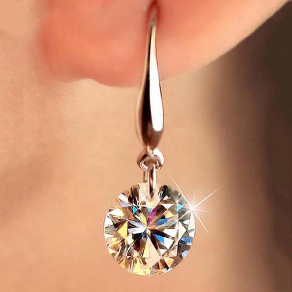 Loose Diamonds Earrings Long Section High-grade Zircon Earrings Women Earrings Carousel 2