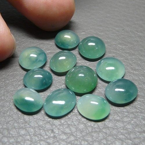 24.60CT UNTREATED EXCELLENT 100% NATURAL A GRADE GREEN JADEITE LOT Carousel 1