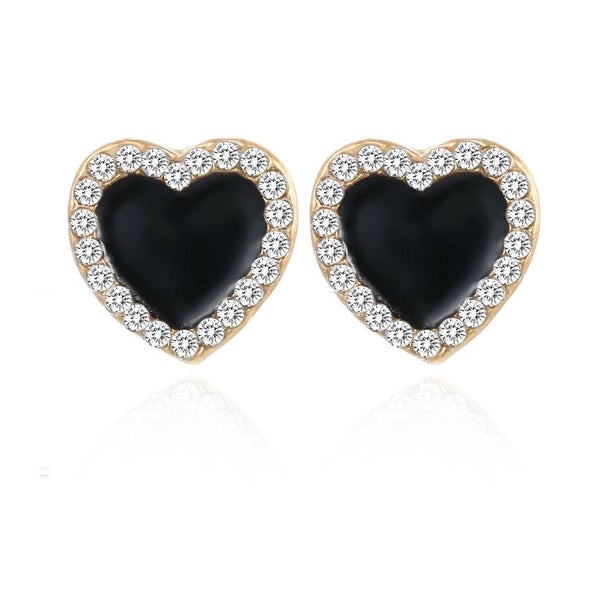 Earrings Black Square Geometric Earrings Women Crystal Luxury Rhinestone Earring Carousel 2