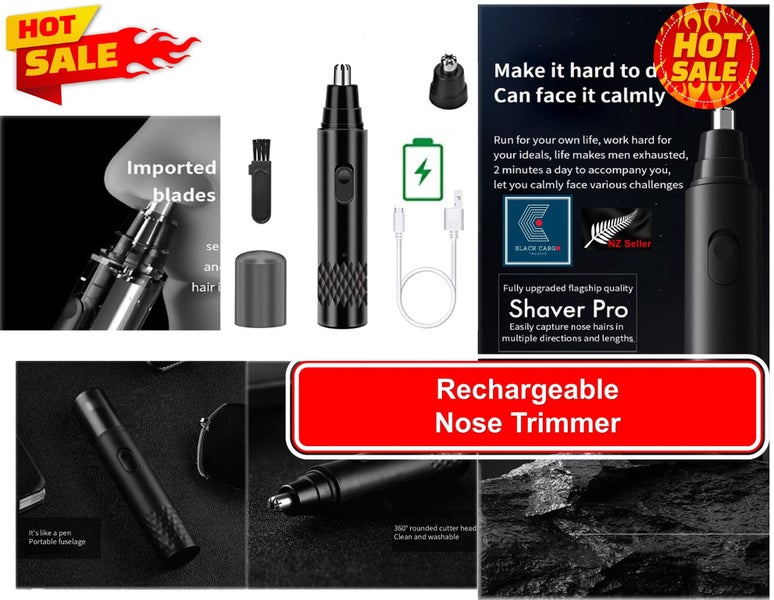 Rechargeable Razor Ear Nose Hair Trimmer Clipper *Local Buy* Carousel 1
