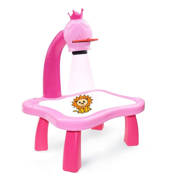 Trace and Draw Kid's Projection Drawing Table Sketching Desk Carousel 1