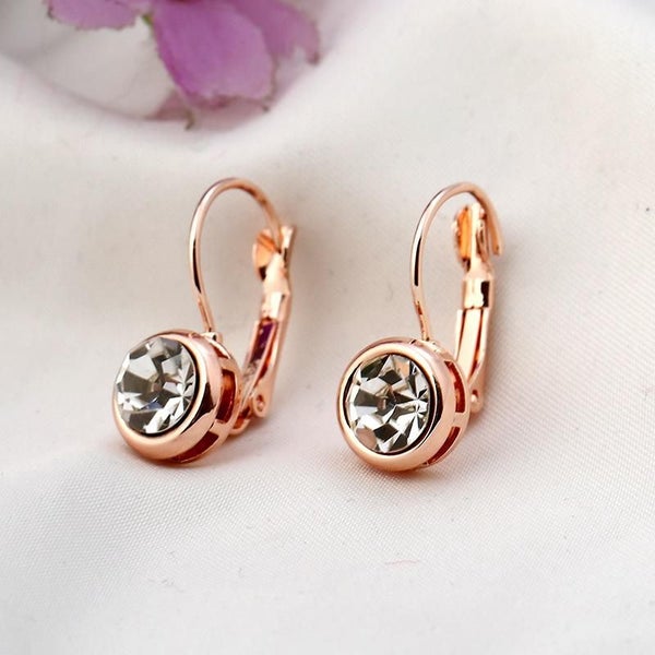 Fashion Rhinestone Earrings Women Ear Studs Jewelry Gift Carousel 3