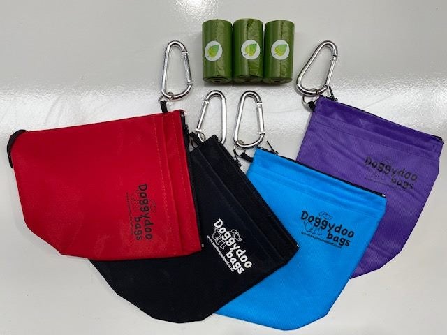 Doggydoo Bags Package deal. Dog Poo Hands Free Carry Bags - Large Carousel 1