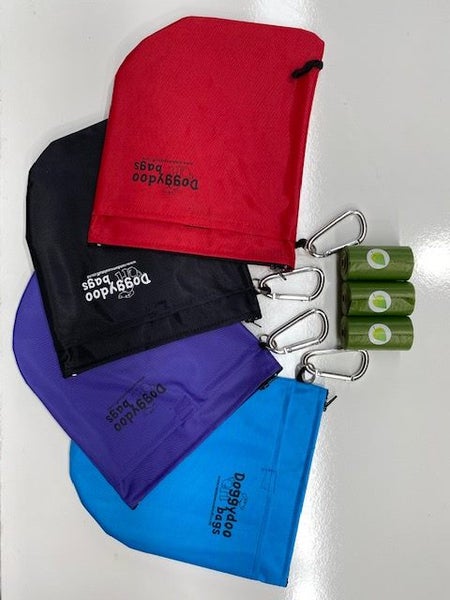 Doggydoo Bags Package deal. Dog Poo Hands Free Carry Bags - Small Breed size. Carousel 1