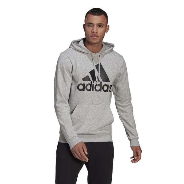 Adidas Big Logo French Terry Hoodie Grey - 4XL Carousel 2