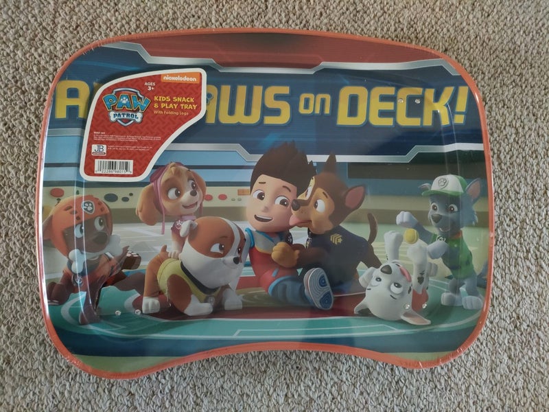 *BRAND NEW* Paw Patrol "All Paws On Deck!" Kids Snack & Play Tray Carousel 1