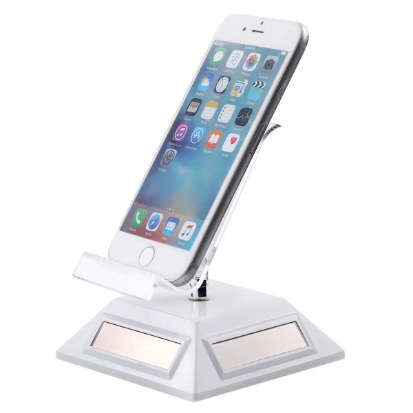 360° Solar Power vertical Rotating Jewelry Phone Watches Display Turn Table Sta Carousel 1