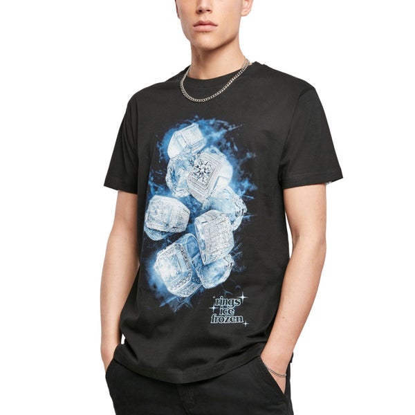 Mister Tee Grafic Shirt - ICED RINGS black Carousel 1