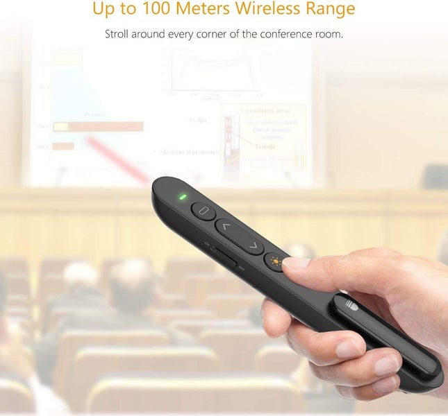 Wireless Presenter 2.4GHz USB Control Presentation PPT PowerPoint Clicker Carousel 1