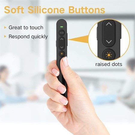 Wireless Presenter 2.4GHz USB Control Presentation PPT PowerPoint Clicker Carousel 2