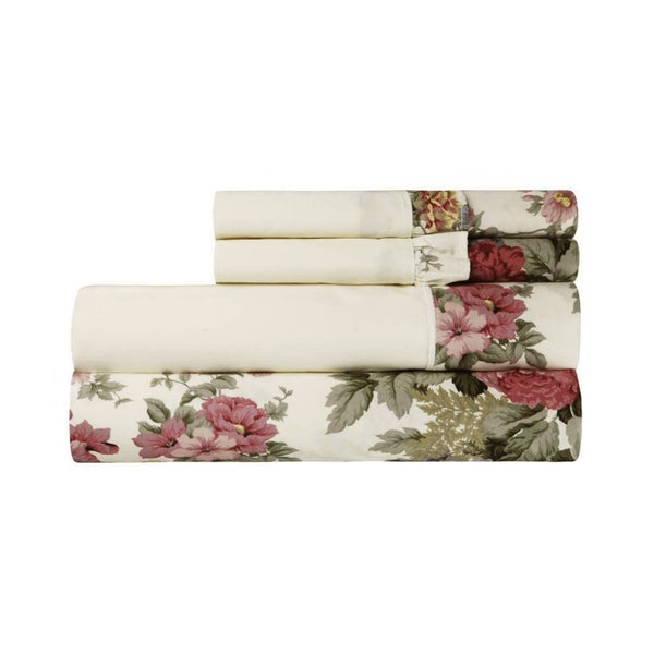 Gainsborough Cotton Rosewood Sheet Set Carousel 3