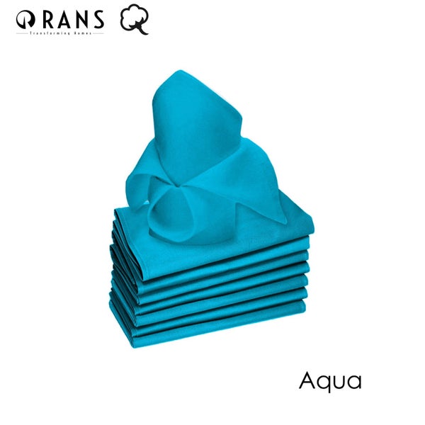 Set of 8 Lollipop Cotton Napkins 45 x 45 cm with 17 Colors Available by Rans Carousel 1