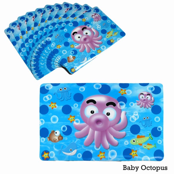 Set of 12 PVC Easy Care Placemats Carousel 1