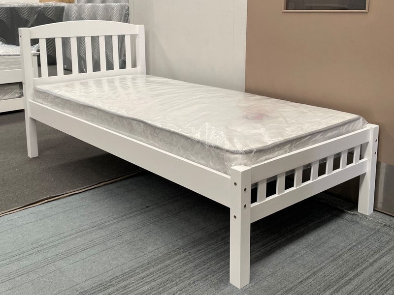 Single Bed with Mattress Solid Hardwood (without Drawers) Carousel 2