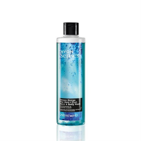 Avon Senses Mens 2in1 Hair and Body Wash Carousel 2