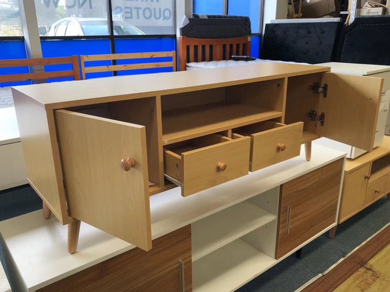 Tv Unit 1.2m Wood Color $149 Carousel 2